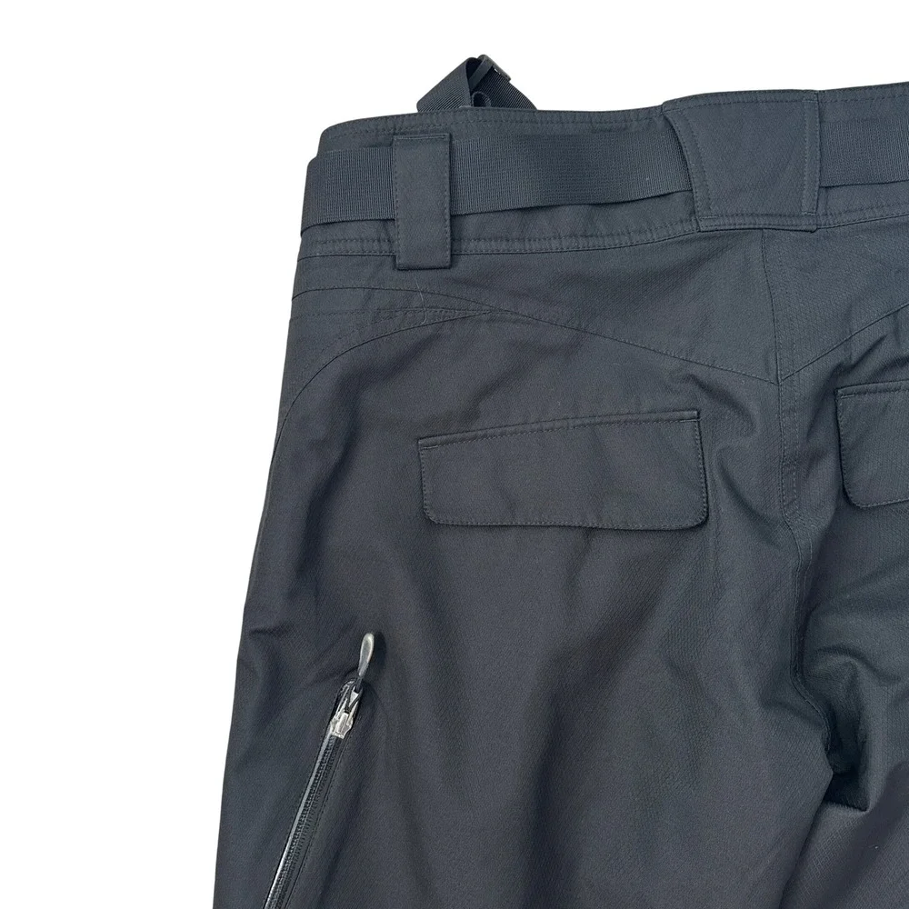 Obermeyer Ladies Black Insulated Ski Snow Pants Style 05113 Size 12 Belted